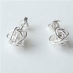 Silver Wire Ball Earrings selection from 14