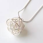  Giant silver Ball Necklace 69