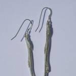 silver cast willow earrings 40
