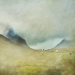 'The Road North' Glencoe Ltd ed 250 digital collage 12x12ins 95