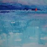 Beating the Tide mixed media  30x30cm 375