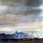 The Cuillins Isle of Skye digital collage open ed 12x12ins 95