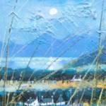 Moon Over Arran 5x13insAcrylic 495