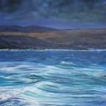 Stormy sea Stoer acrylic 60x60cm 545