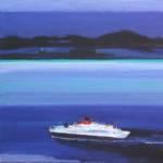 Night Ferry Acrylic  45x35cm 839