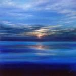 Turquoise Sunrise Acrylic 60x60cm 645