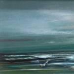 Towards Tiree Acrylic 4x12ins 275