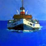 Waverley Sailing Up the Clyde Oils 50x50cm 850