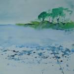 Quiet Seashore Watercolour 350