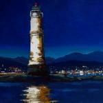 The Gantocks Lighthouse Oils 50x50cm 850