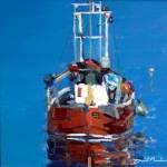 Fishing Boat 1 Oils 30x30cm 545