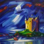 Castle Stalker 59x59cm Oils 695