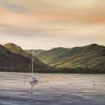 Evening Mooring Holy Loch 30x30cm 425