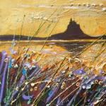 Golden Lindisfarne Acrylic 6x4ins 285