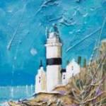 Cloch Lighthouse Acrylic 13x5ins Sold