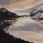 Loch Eck Acrylic 72x66cm 395 sold