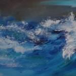 A thundering Wave oils 80x30cm 790