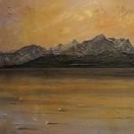 Summer Haze the Cuillins Isle of Skye oils 20x16ins 495