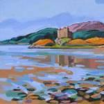 Castle Tioram Ardnamurchan 60x30cm Acrylic 550