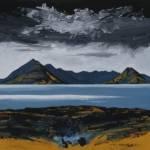 Cuillins from Elgol Skye 9x9ins  395