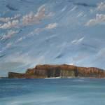 Fingals Cave Staffa 28x24 Acrylic 320